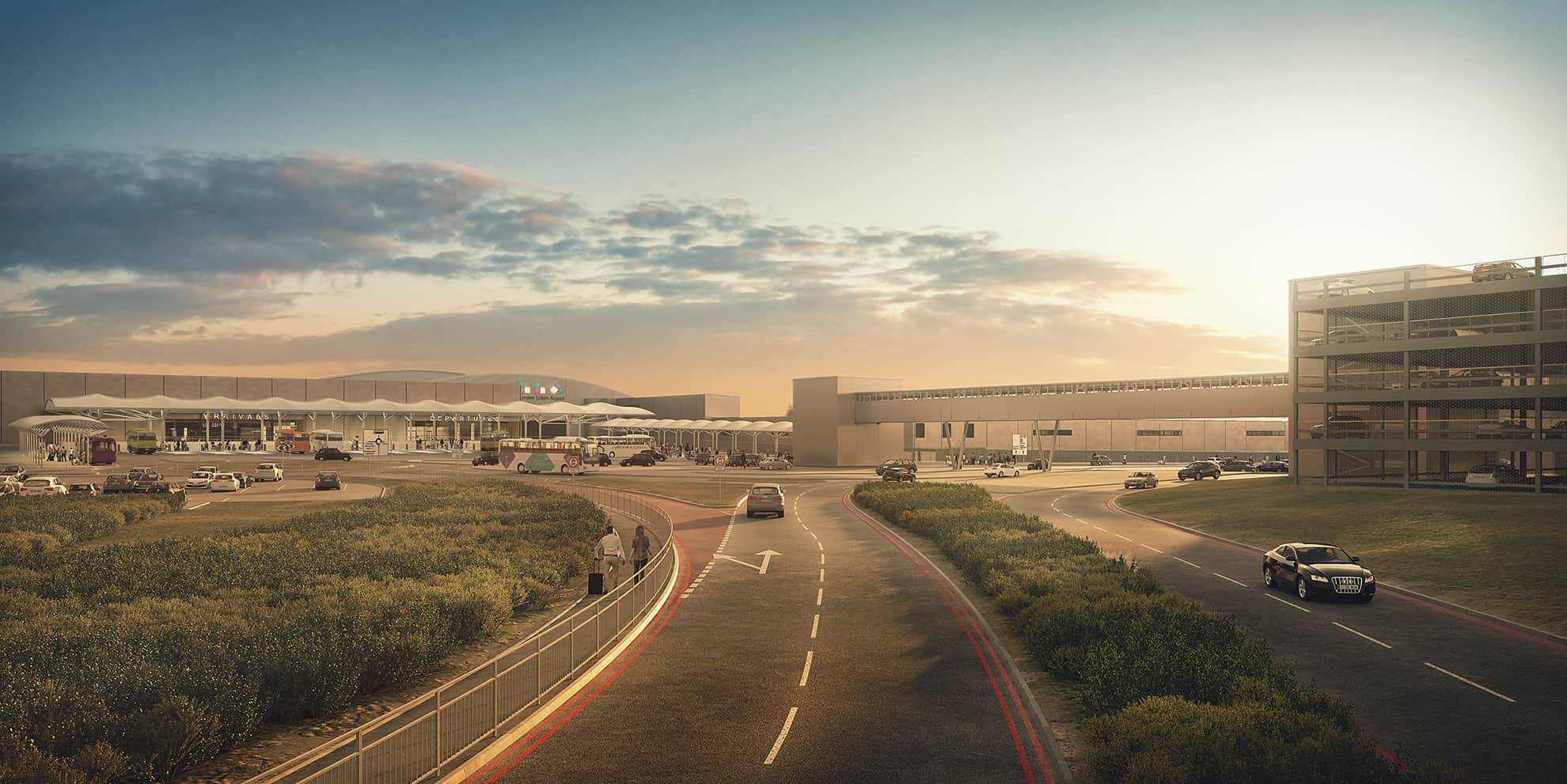 London Luton Airport CGI