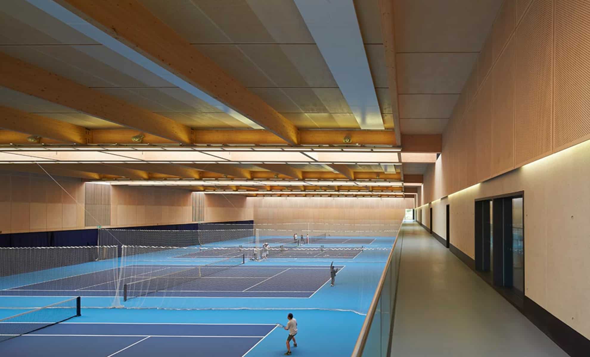Lee Valley Indoor Tennis Court
